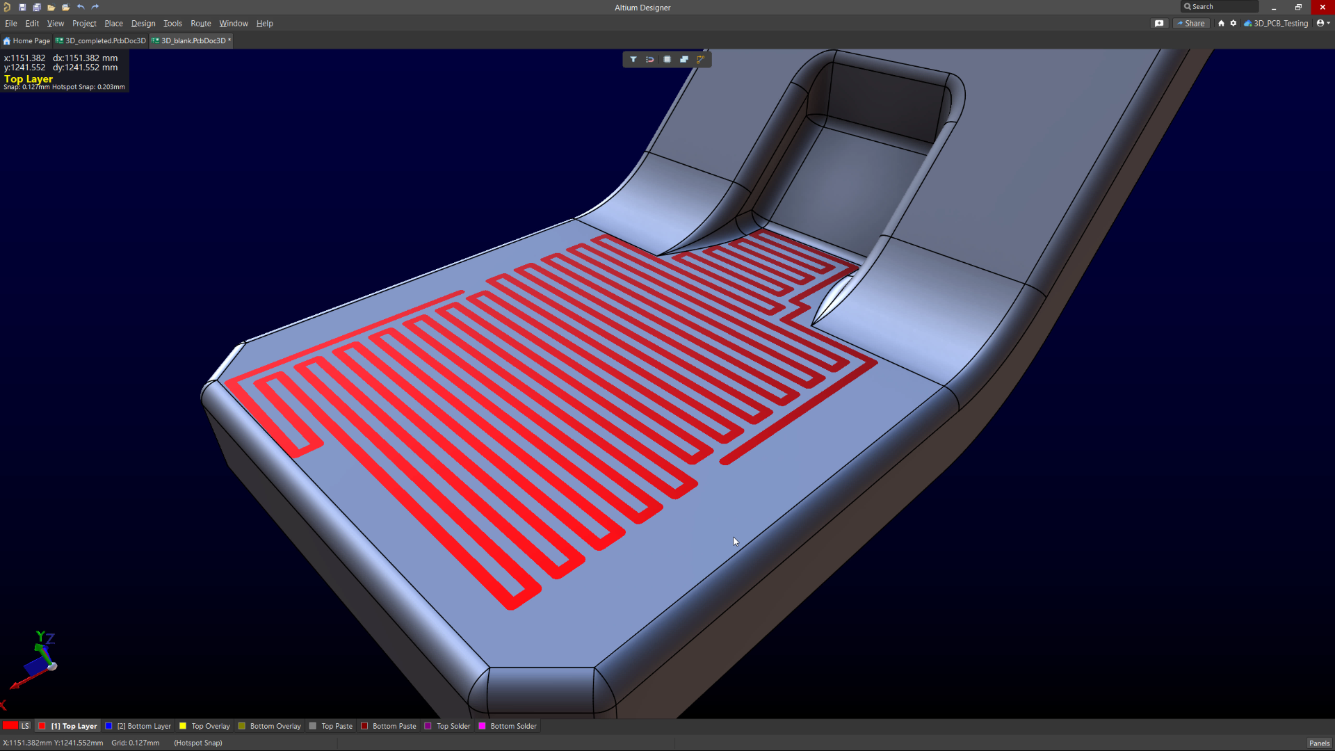 3D Automatic Face Filling